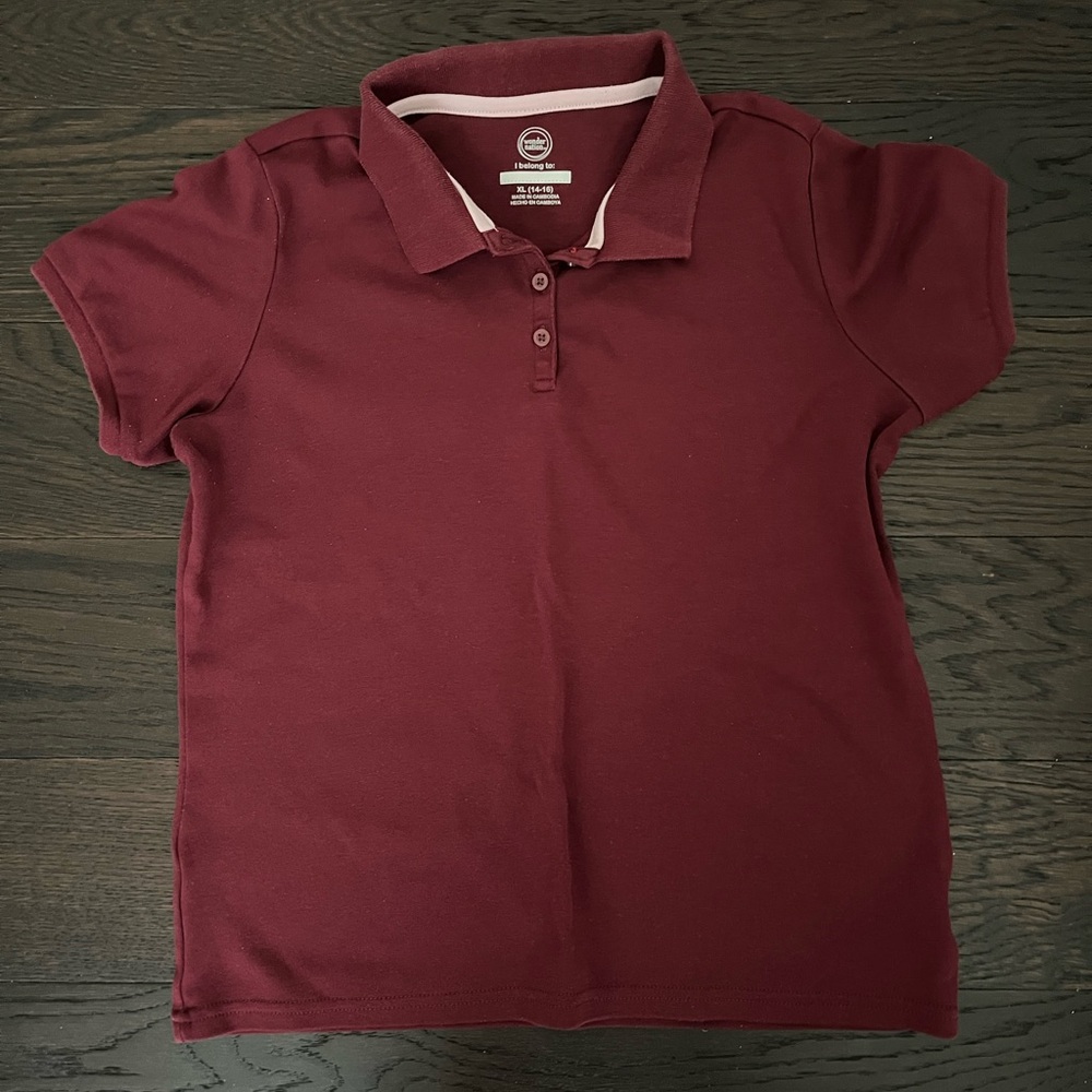 Dark Red Polo Shirt